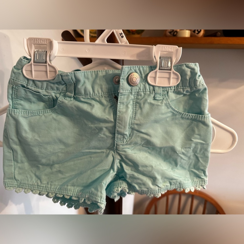 3T Green shorts